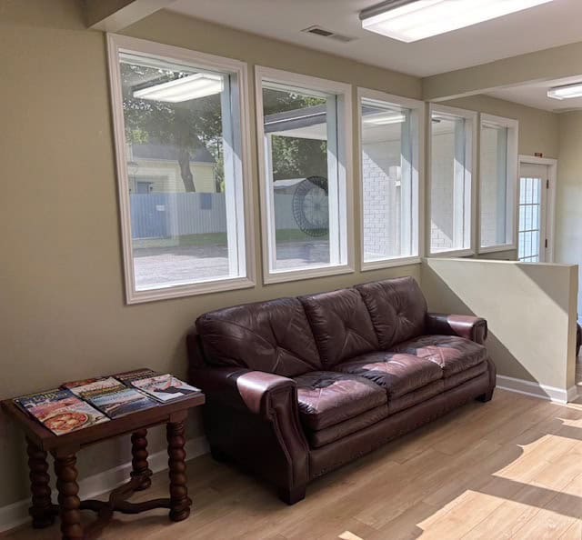 Welcoming waiting area