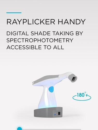 Rayplicker Handy Device - a portable tool that captures accurate dental shade data
